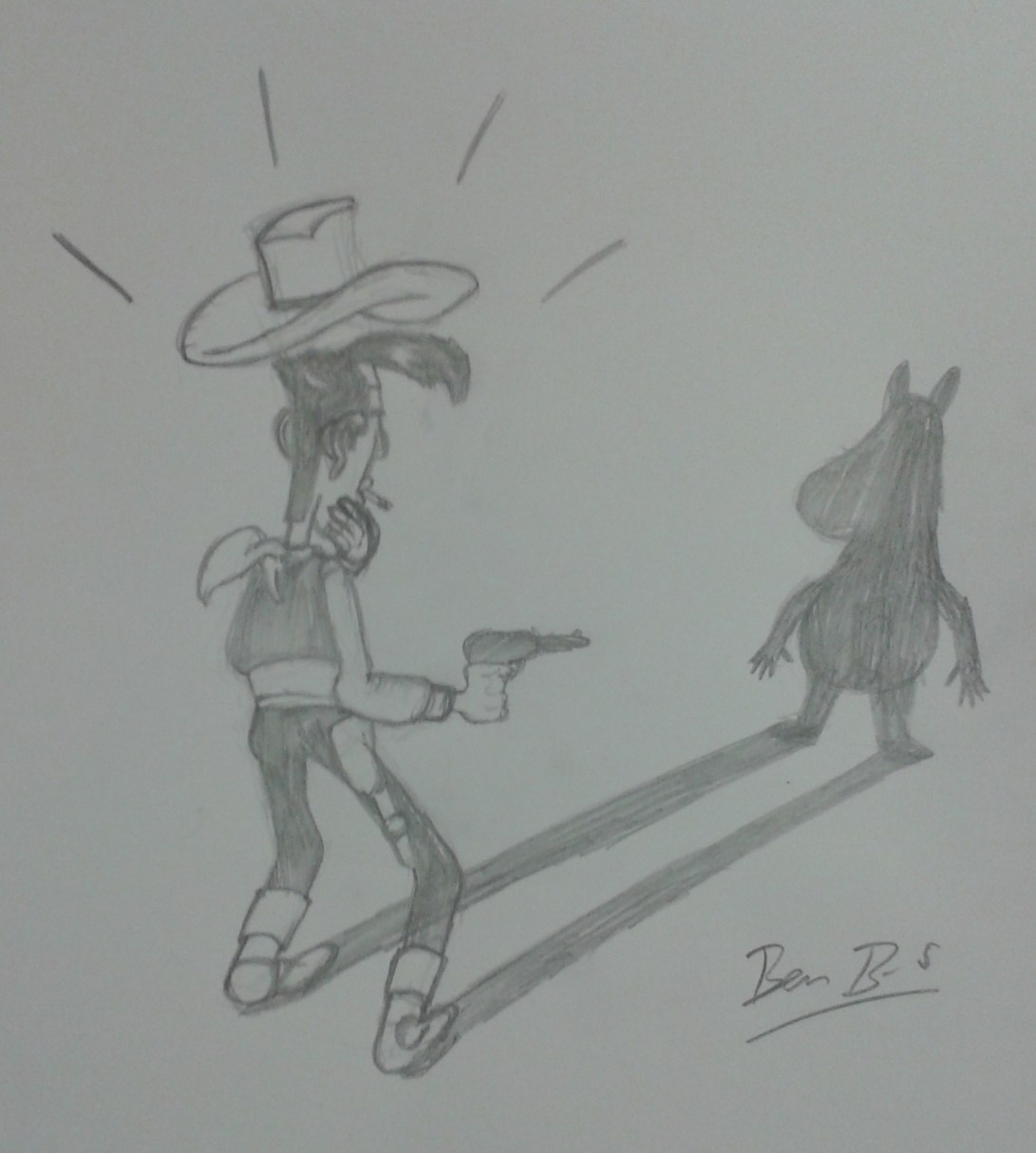 Lucky Luke fan art