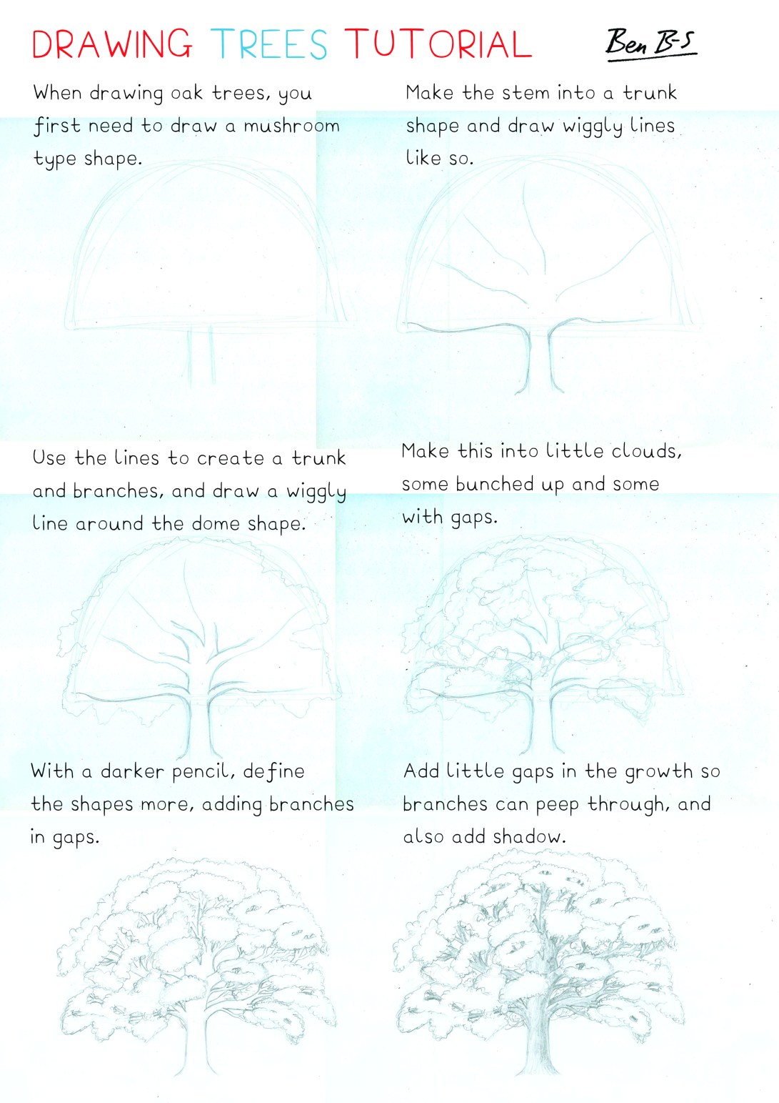 Tree drawing tutorial